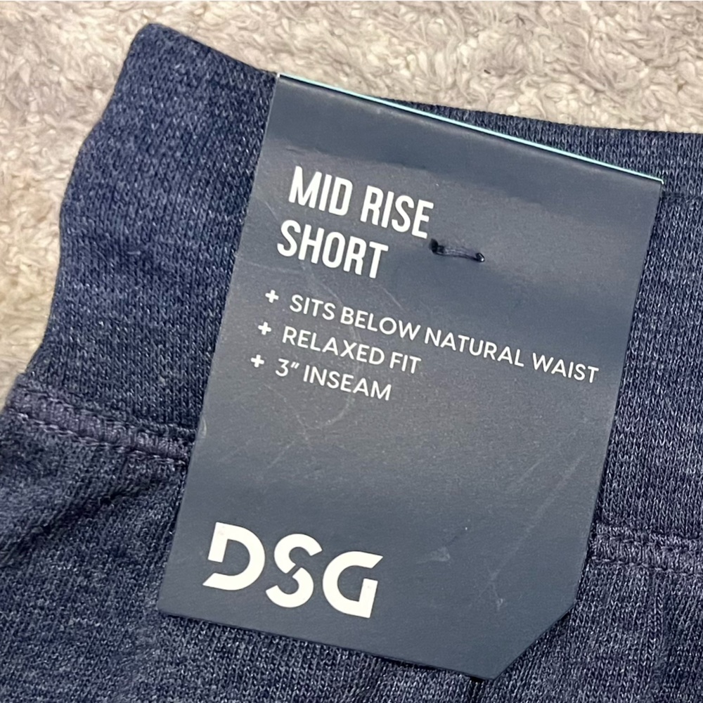 Women’s DSG Core Opp Shorts Navy Heather 3” Mid Rise size Medium - Picture 4 of 5